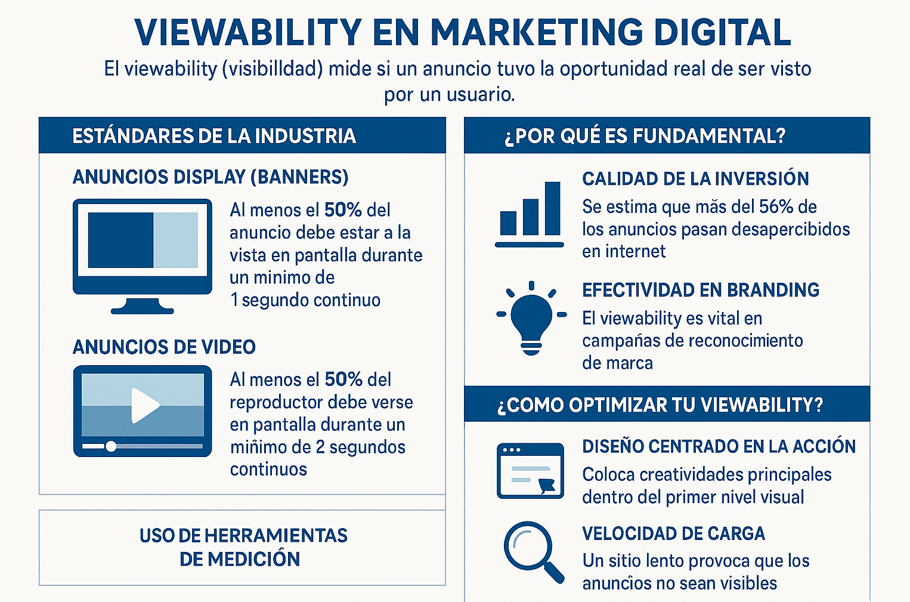 El Viewability (visibilidad) en marketing digital